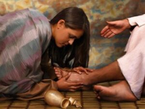 anointing feet biblical