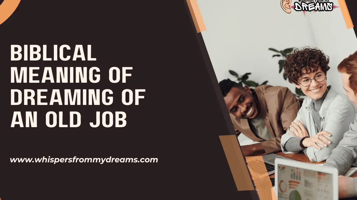 The Biblical Significance of Dreaming about Your Old Job John Baptist