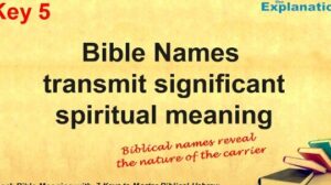 biblical name significance 17