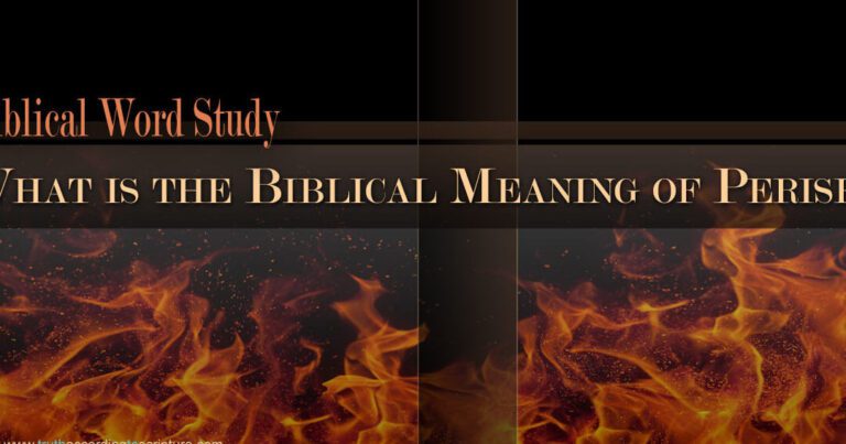 Image showcasing The Biblical Significance of Perish: Exploring its Meaning in Scripture ...