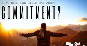 commitment biblical meaning