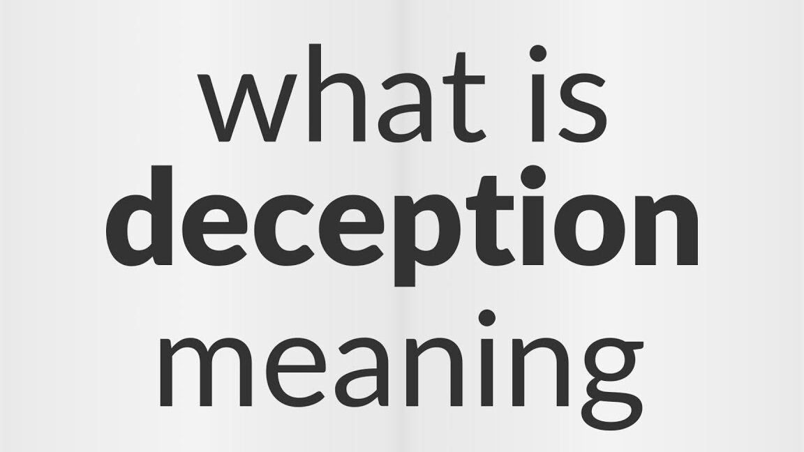 The Biblical Significance of Deception: Unmasking the True Meaning ...