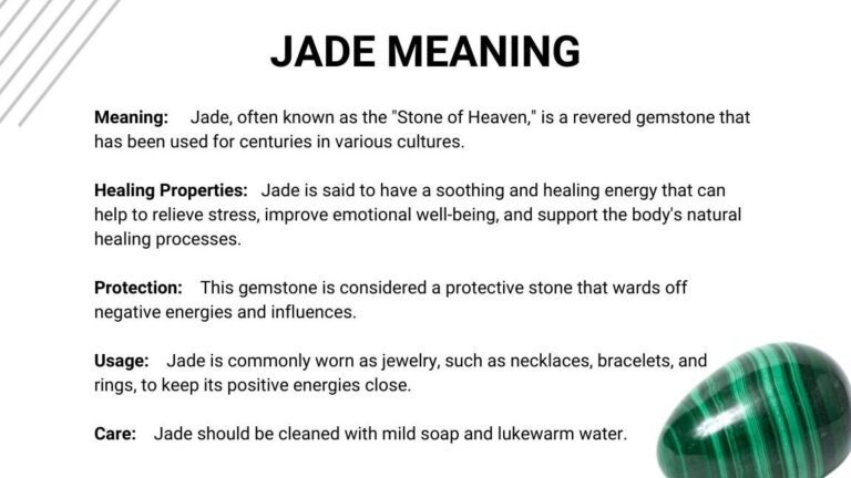 The Biblical Significance of the Jade Stone: Unveiling its Spiritual ...